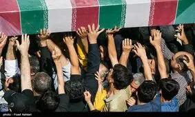 پیکر مطهر شهید حادثه تروریستی نیکشهر در زاهدان تشییع شد