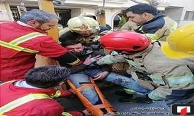 فرورفتن میلگرد در بدن کارگر جوان + تصاویر