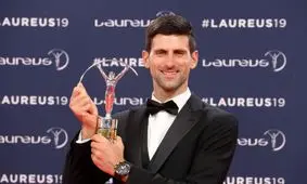 جوکوویچ بهترین ورزشکار سال ۲۰۱۸ جهان شد