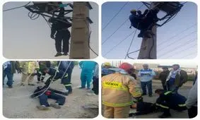 سرقت کابل برق در رامشیر چگونه جان سارق را گرفت