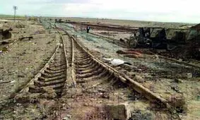 برگزاری یادبود به مناسبت سالروز حادثه انفجار قطار نیشابور + فیلم