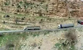 محور ترانزیتی زرنه به مرز سومار مسدود شد