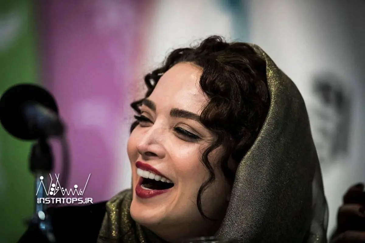 تیپ جدید بهنوش طباطبایی با ست آبی یخی+عکس