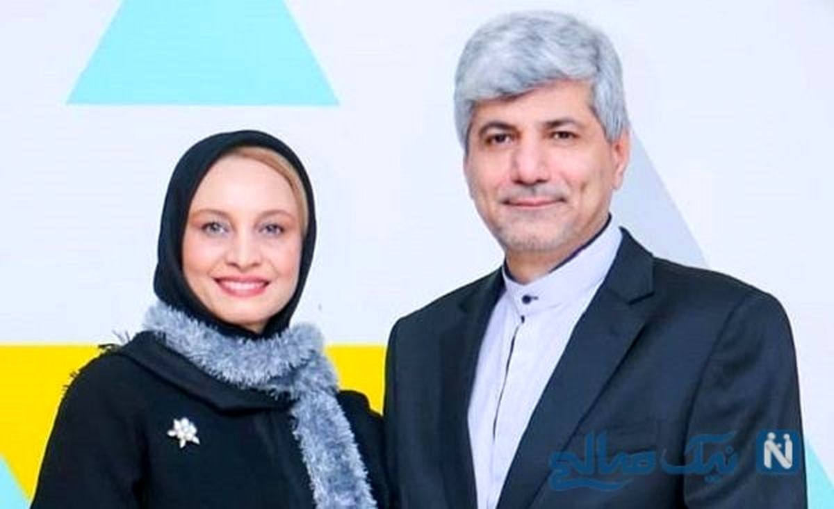 خوش و بش مریم کاویانی و همسرش با وزیر سابق بهداشت+عکس