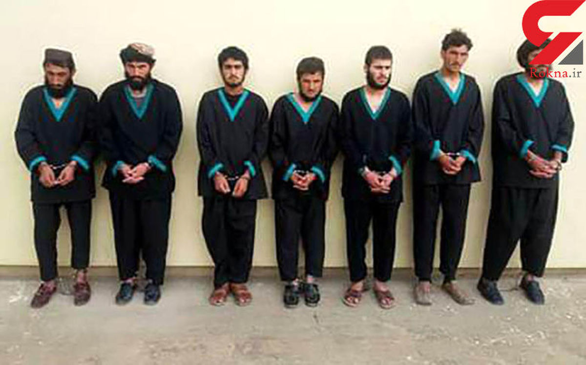 اولین عکس بدون پوشش از 7 تروریست دستگیر شده + جزئیات