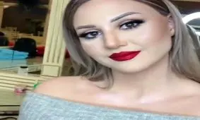 آموزش میکاپ مجلسی با رژلب قرمز