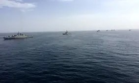 اولین حضور زیردریایی «فاتح» و ناوشکن «سهند» در رزمایش ولایت۹۷