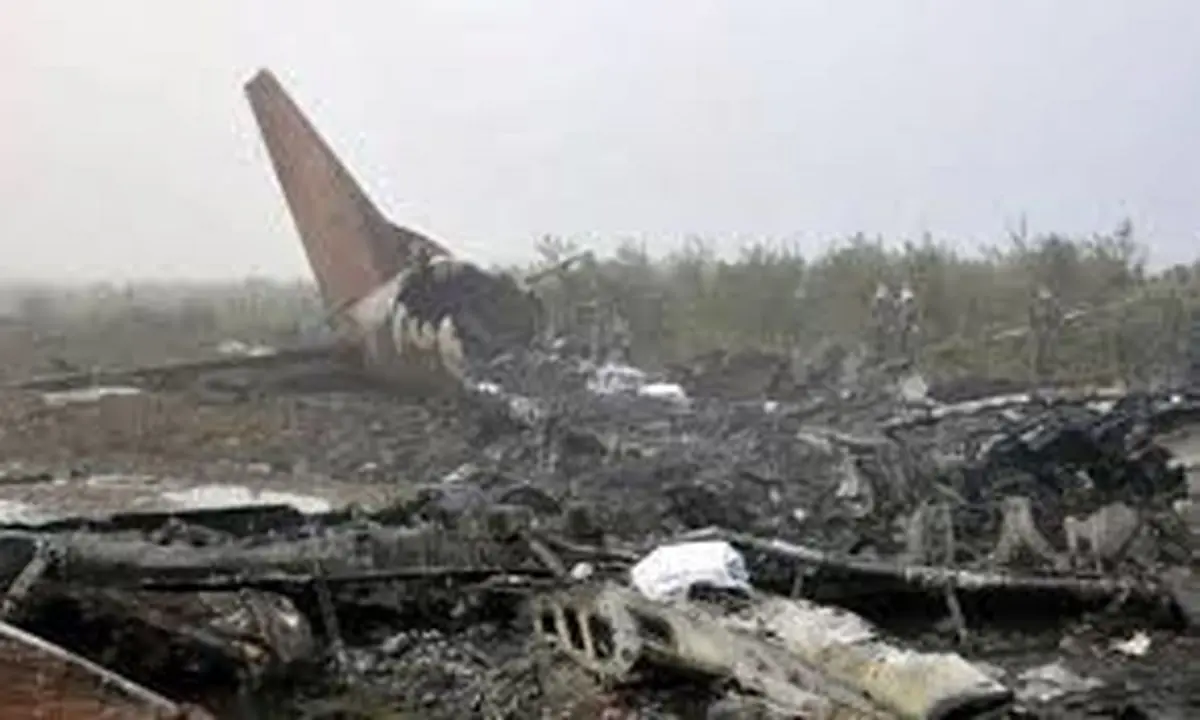 سقوط هواپیمای باربری در تگزاس آمریکا+فیلم