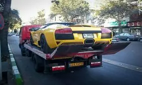 جریمه ۲ میلیارد تومانی برای مالک لامبورگینی قاچاق در شیراز