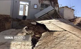 آوار شدن یک خانه در شیراز