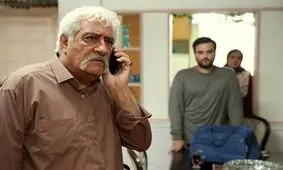 مهدی سلوکی و داریوش ارجمند در پشت صحنه "ستایش ۳"+عکس