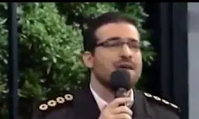 آواز خواندن پلیس خوش صدا در برنامه حالا خورشید+ویدئو
