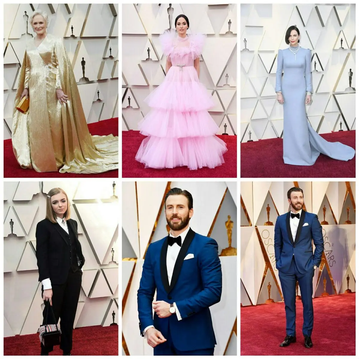 تصاویری از ستارگان سینما و مدل لباس‌های آن‌ها در مراسم اسکار
