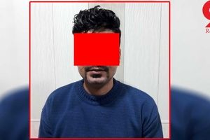 اعتراف مسعود اجنه در آبادان + عکس