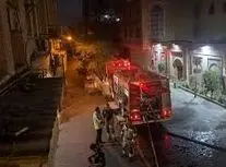 جزئیات آتش سوزی گسترده یک ساختمان اقامتی در خیابان سعدی/ ویدئو