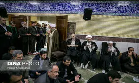 مراسم بزرگداشت آیت‌الله مومن برگزار شد