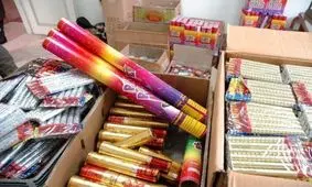 کشف یک هزار و ۱۸۳ عدد ترقه در مرودشت