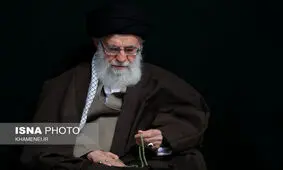 مراسم بزرگداشت آیت‌الله مؤمن در حسینیه امام خمینی با حضور رهبر انقلاب و جمعی از مسئولان