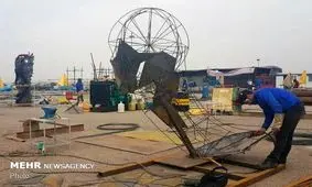 هنر مجسمه سازی در اهواز ارتقا می یابد