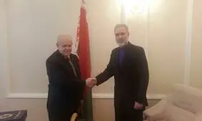 دیدار سفیر ایران در مینسک با رئیس کمیته کنترل دولتی بلاروس