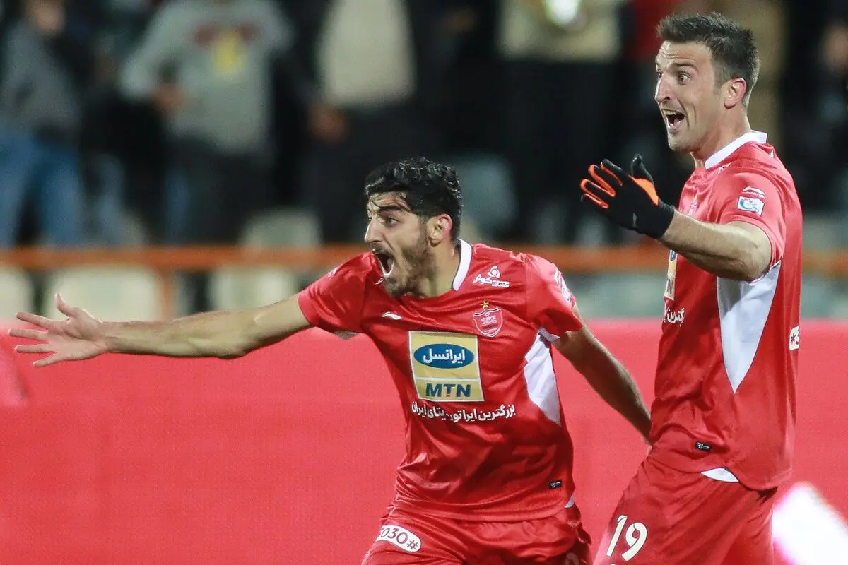 خلاصه بازی پرسپولیس تهران - صنعت نفت آبادان(ویدئو)