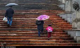 پایان هفته بارانی و برفی در کشور/بارش باران، برف و وزش باد شدید در ۲۲ استان