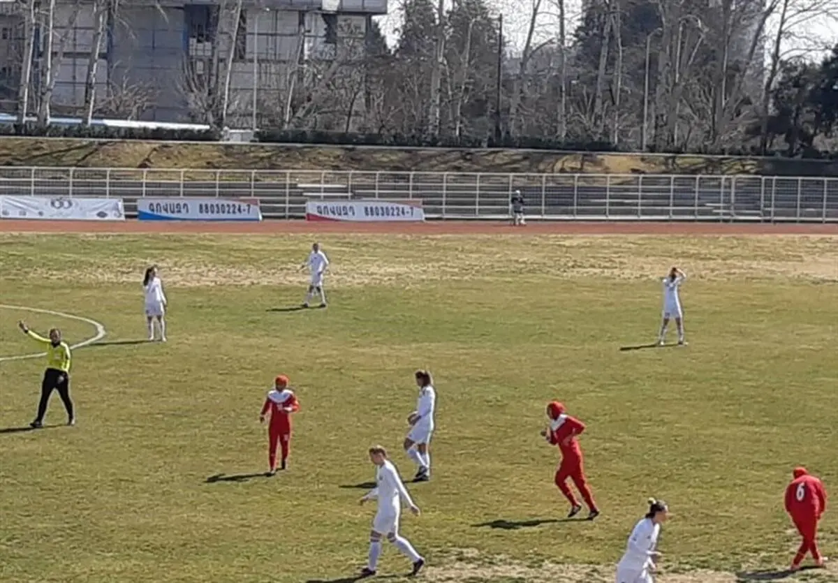 برتری تیم فوتبال بانوان بلاروس مقابل ایران