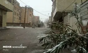 سلام برف به خرم‌آباد