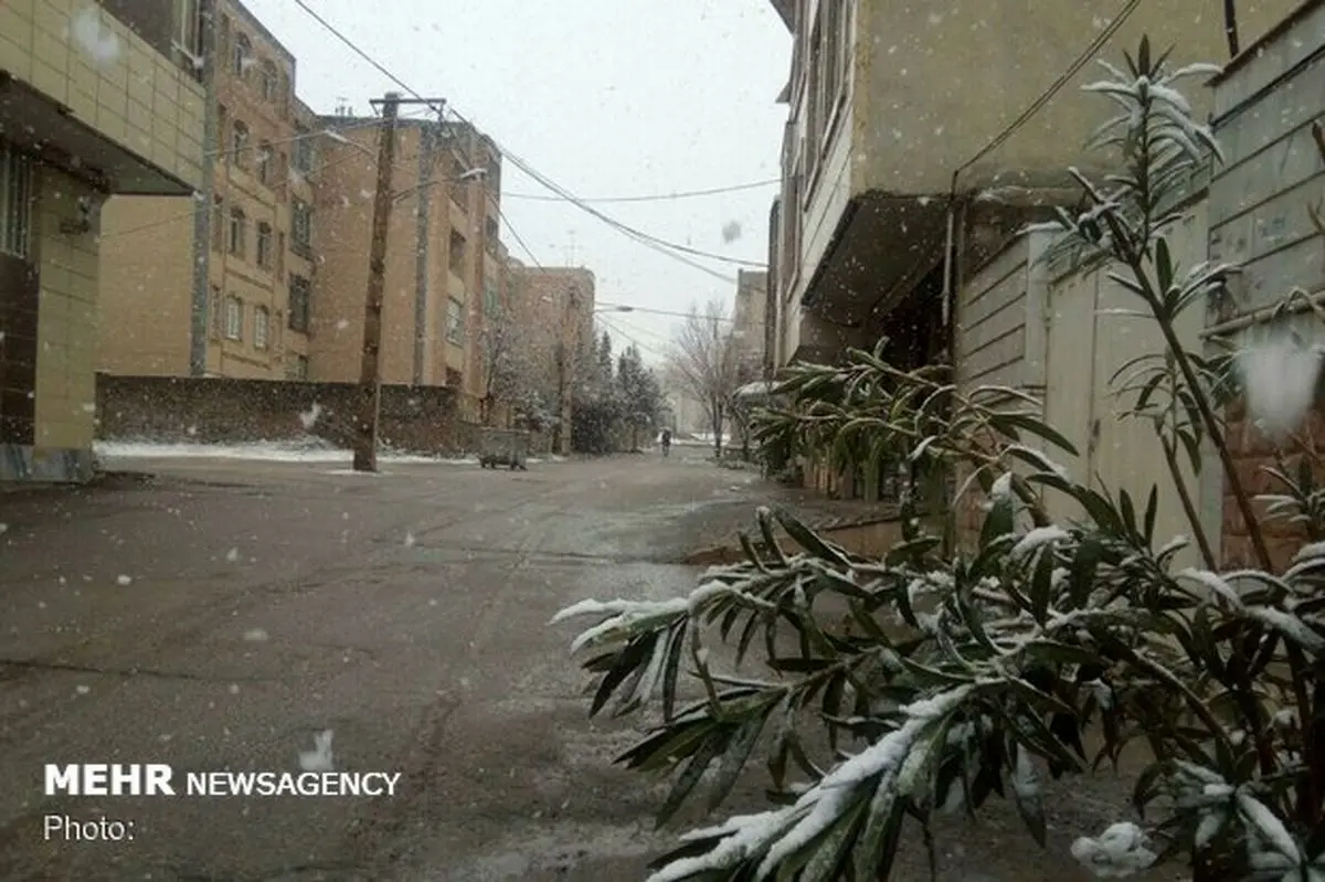 سلام برف به خرم‌آباد