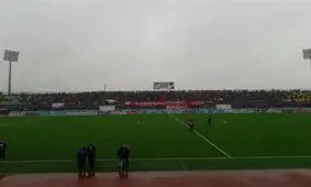 جنجال و درگیری بازیکنان سپیدرود و استقلال خوزستان پس از پایان بازی