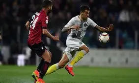 شکست ناامیدکننده اینترمیلان مقابل کالیاری/میلان و رم در کمین