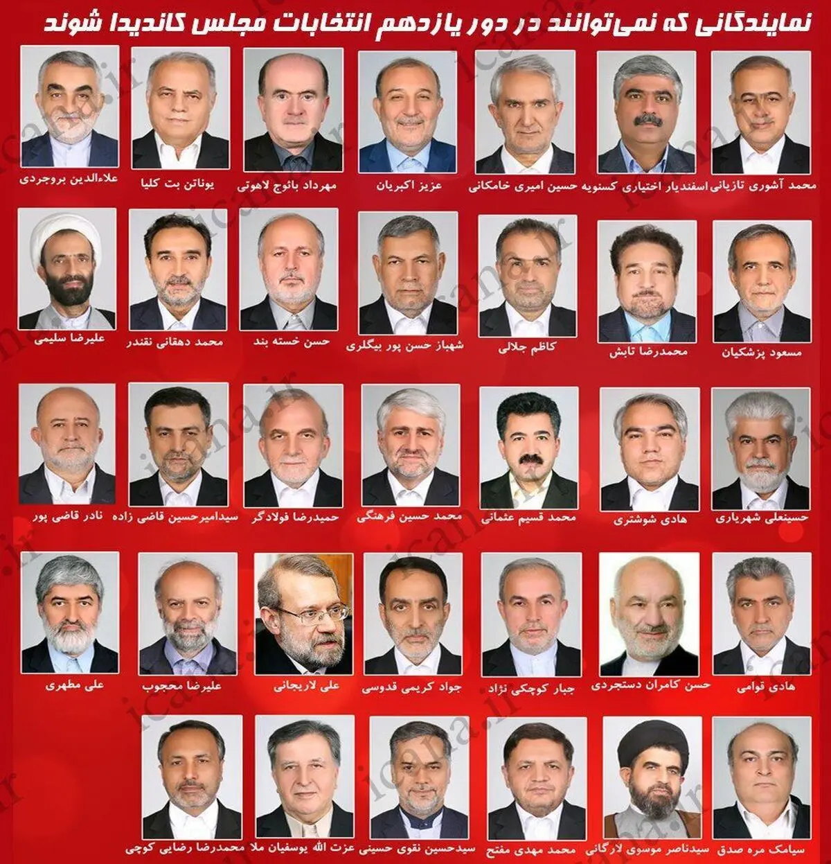 کدام نمایندگان دیگر نمی‌توانند نماینده شوند