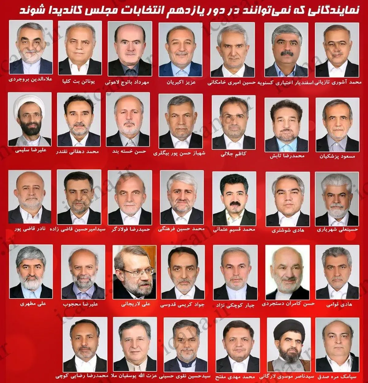 کدام نمایندگان دیگر نمی‌توانند نماینده شوند