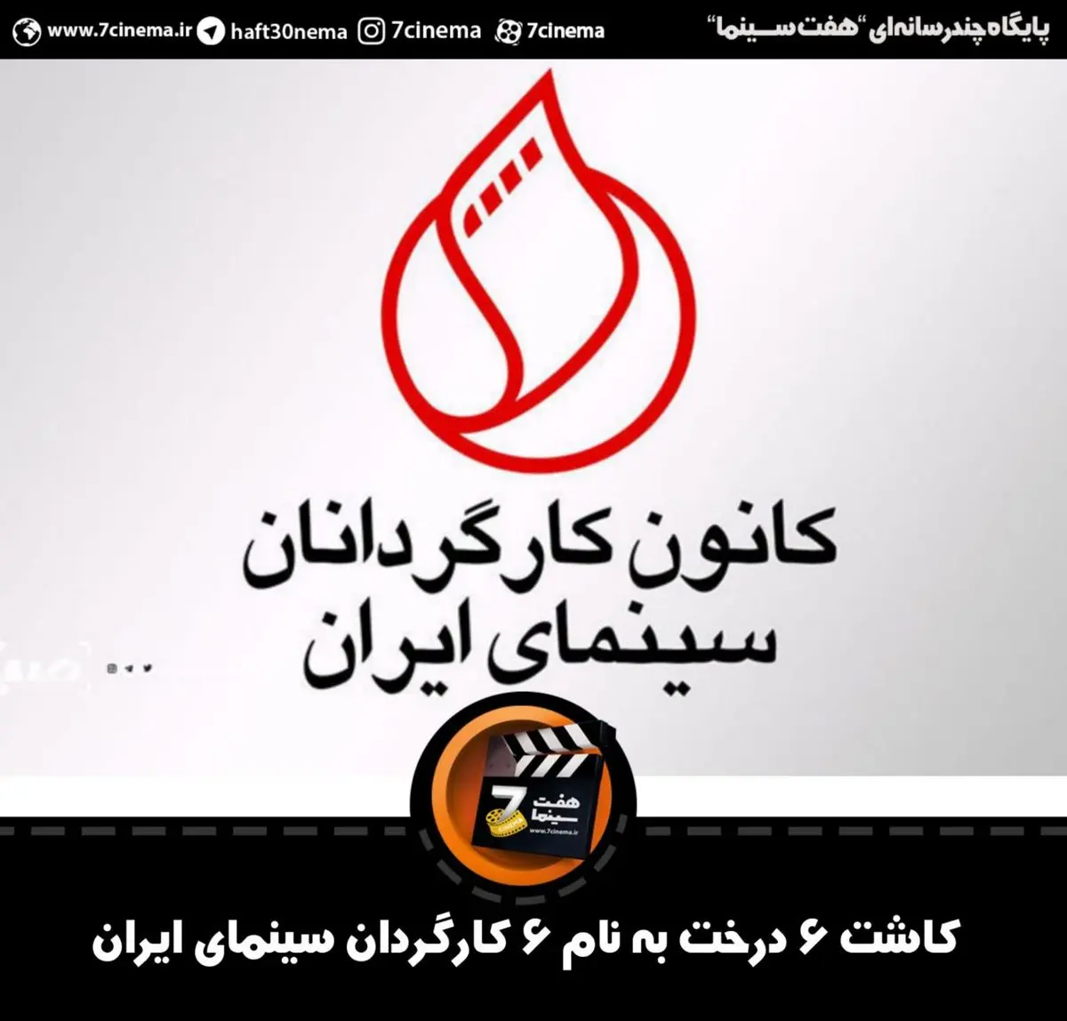 کاشت ۶ درخت به‌ نام ۶ کارگردان سینمای ایران