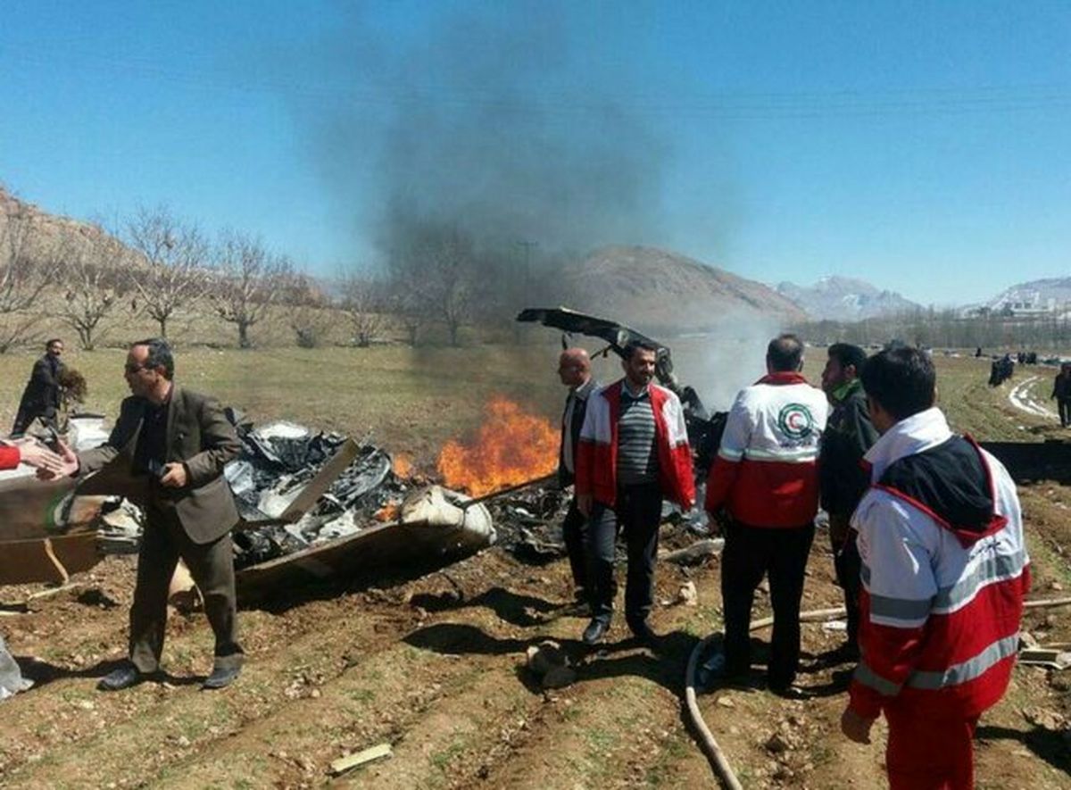 اجساد جانباختگان سقوط بالگرد اورژانس به خانوادههایشان تحویل داده شد
