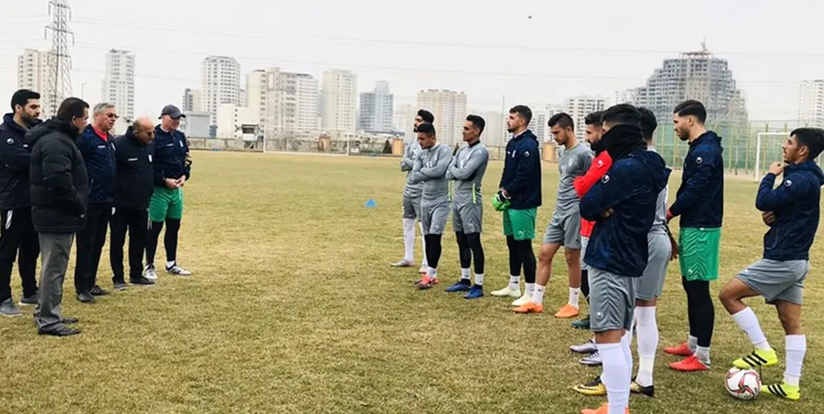 تمرین ۱۱۰ دقیقه‌ای با حضور 15 بازیکن/ یک ملی‌پوش آسیب دید