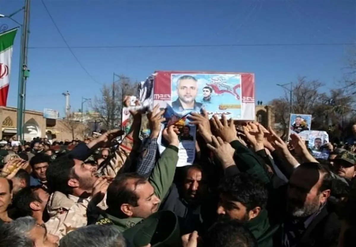 پیکر مطهر شهید مدافع حرم ‌در قزوین تشییع شد