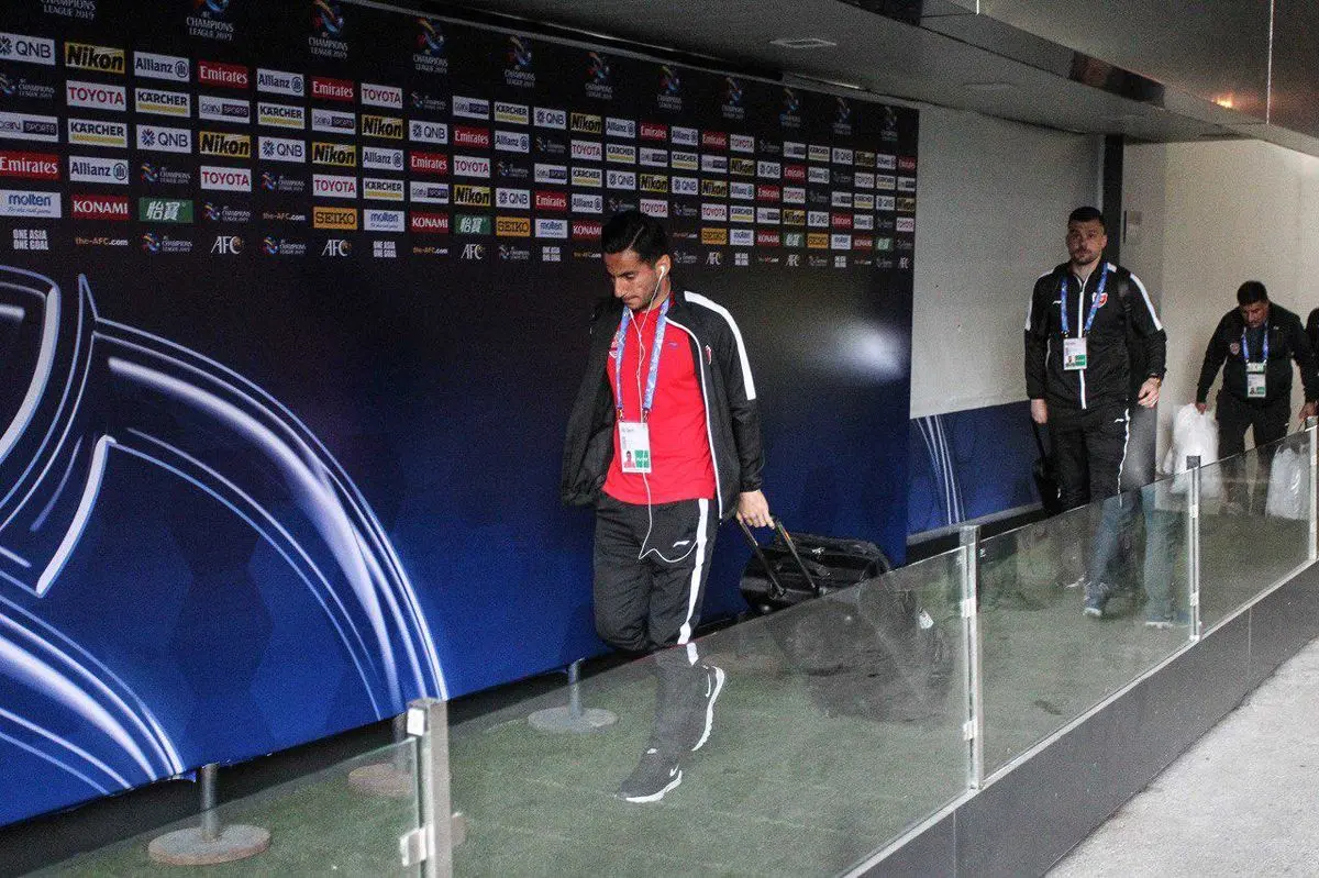 گزارش تصویری اختصاصی ورود بازیکنان پرسپولیس به ورزشگاه