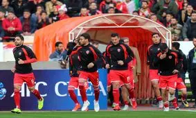 گزارش تصویری اختصاصی گرم کردن بازیکنان پرسپولیس تهران - پاختکور ازبکستان