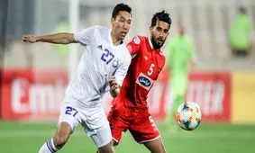 تساوی پرسپولیس و پاختاکور در نیمه اول