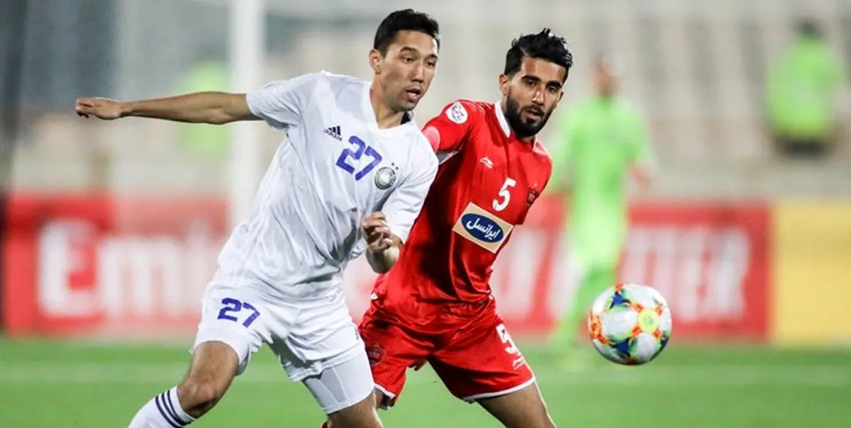 تساوی پرسپولیس و پاختاکور در نیمه اول