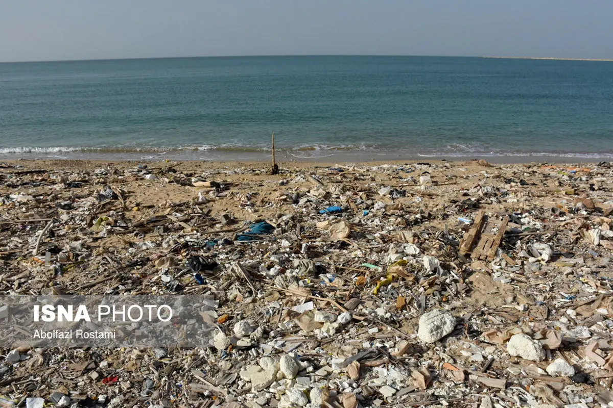 حرف دل یکی از ریش سفیدان بوشهری در واکنش به زباله های ساحل عسلویه+فیلم