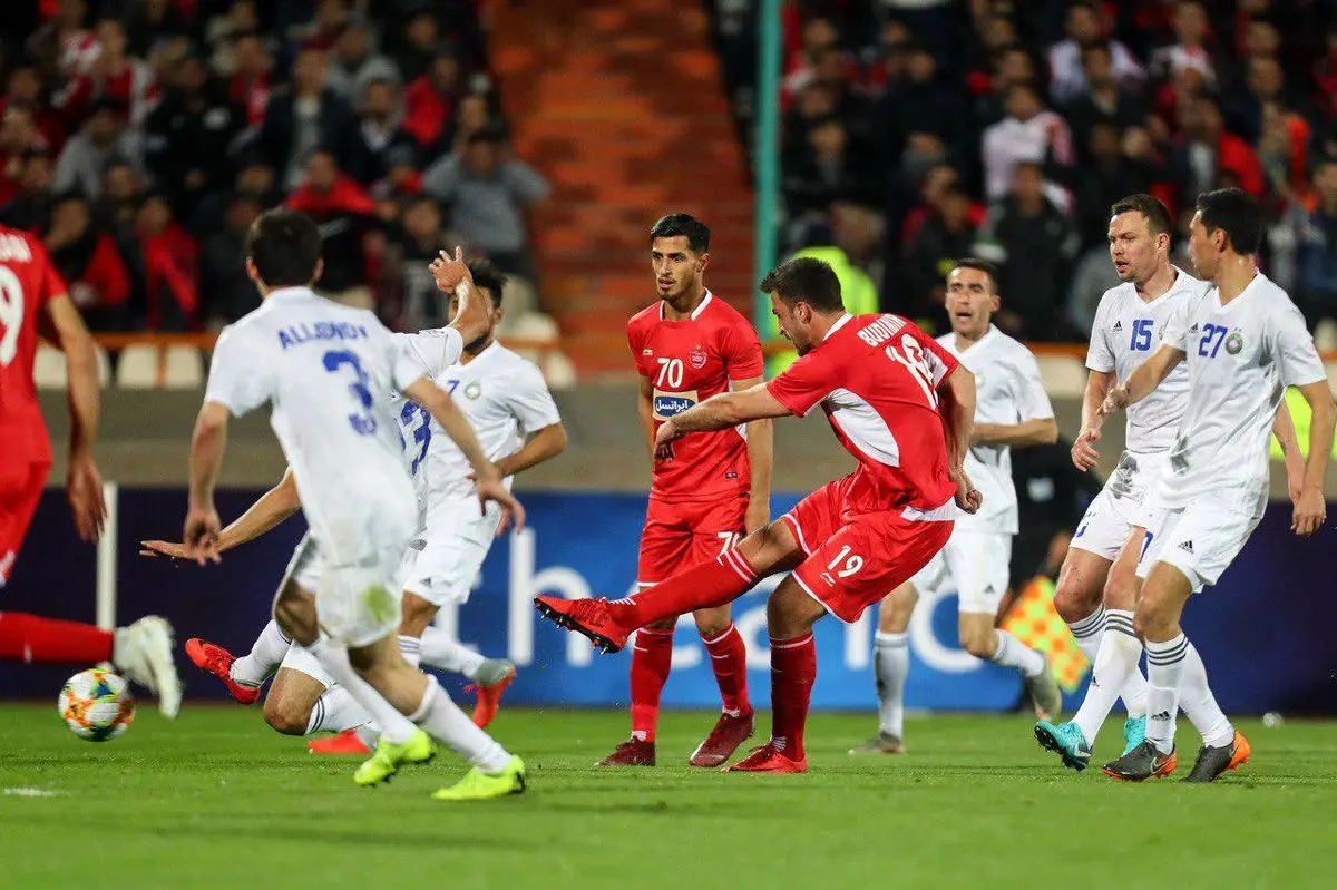 خلاصه بازی پرسپولیس تهران - پاختاکور ازبکستان(ویدئو)