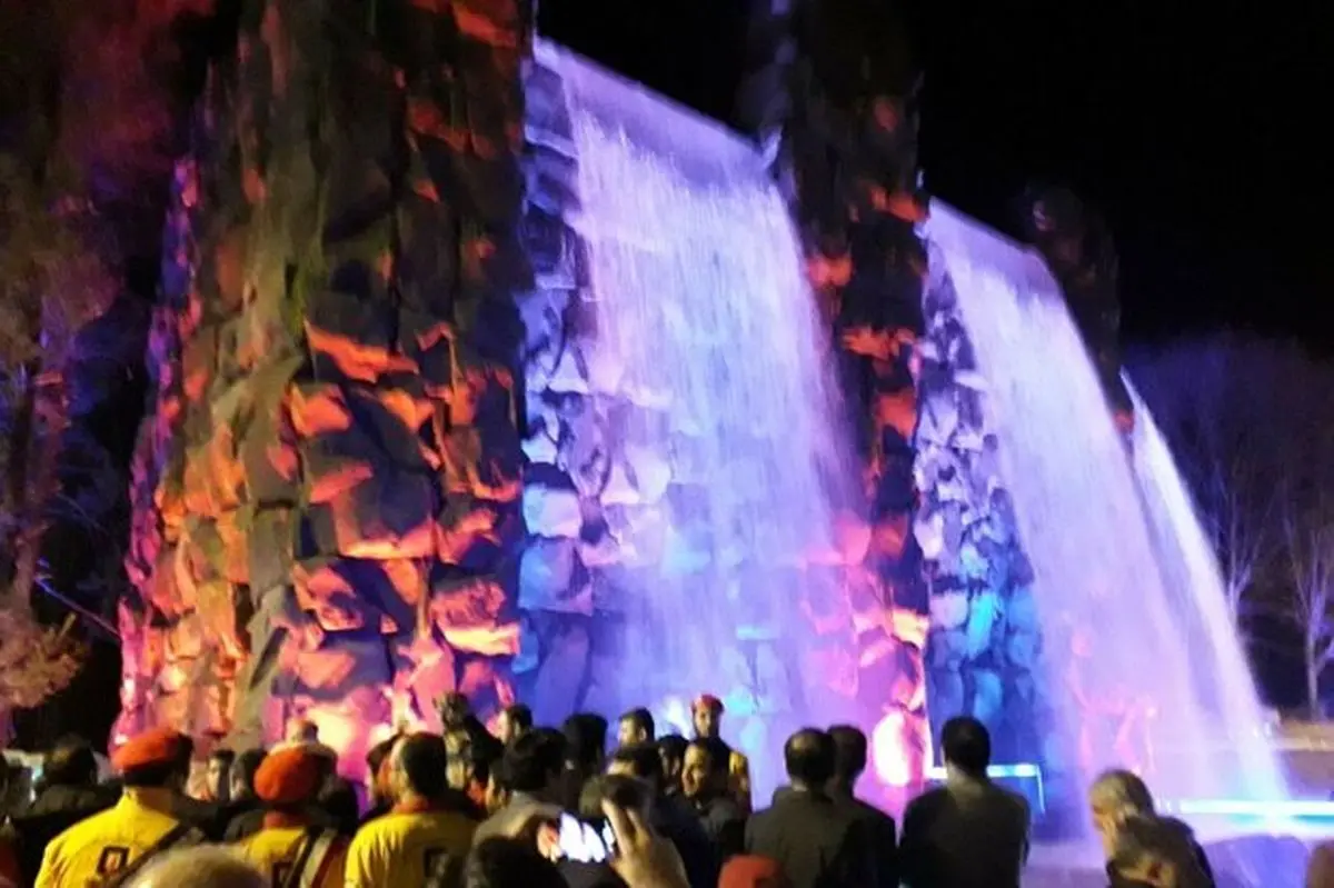 آبشار صخره ای ناهارخوران گرگان افتتاح شد