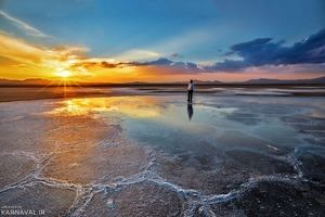 وضعیت دریاچه نمک قم بحرانی‌تر شده است