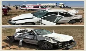 ‎۳مصدوم و یک کشته بر اثر واژگونی خودروی سواری پژوپارس