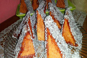 کیک مثلثی ترکیه‌ای مخصوص عید + دستور تهیه