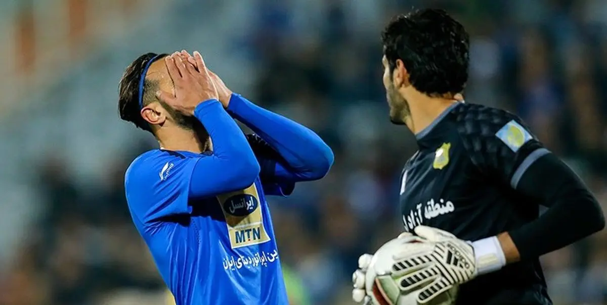 قلم قرمز شفر روی نام 2 مهاجم استقلال برای بازی با نفت