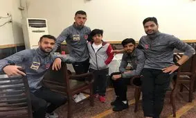 حضور فرزند کاپیتان فقید در اردوی پرسپولیس