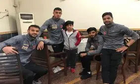 حضور فرزند کاپیتان فقید در اردوی پرسپولیس